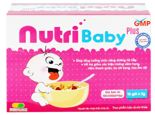 NutriBaby Plus chuyên biệt dành cho trẻ viêm hô hấp
