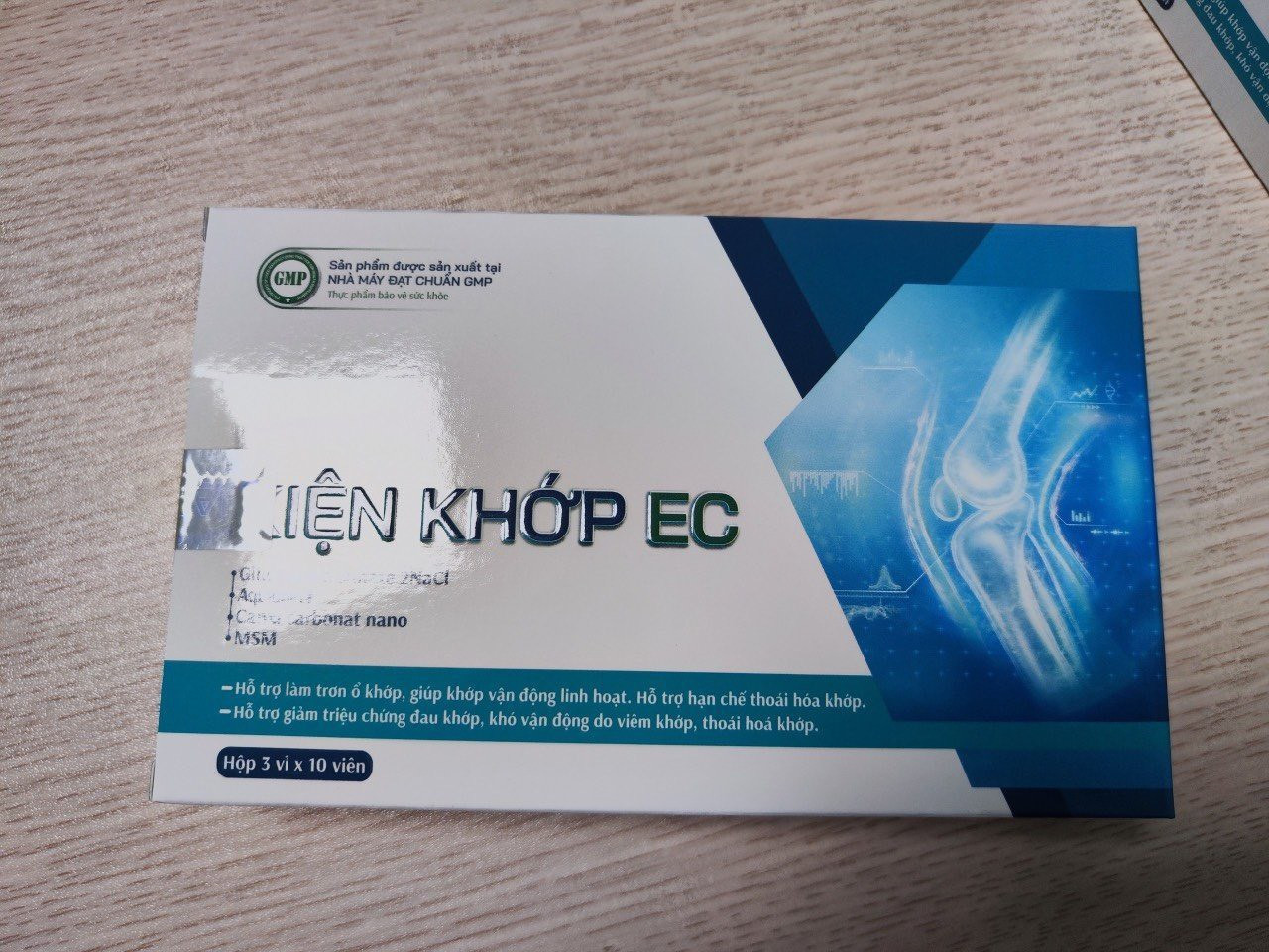 Thực phẩm bảo vệ sức khỏe Kiện Khớp EC – Bảo vệ xương khớp