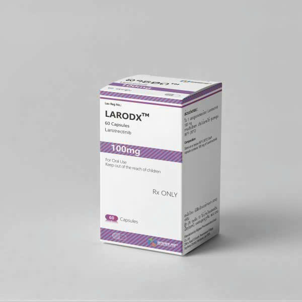 Larotrectinib trong điều trị ung thư tuyến nước bọt và tuyến giáp có đột biến NTRK fusion
