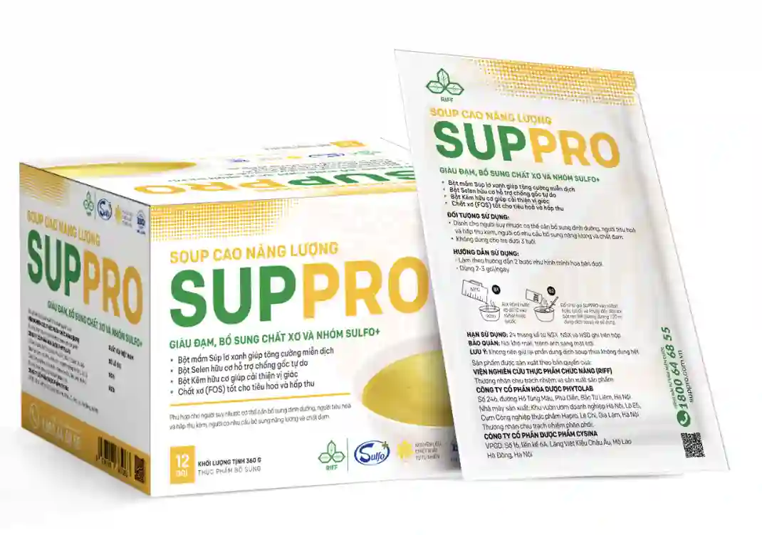 SOUP CAO NĂNG LƯỢNG SUPPRO CẢI TIẾN