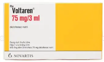 Dung dịch tiêm Voltaren 75mg/3ml trị đợt cấp viêm và thoái hóa khớp