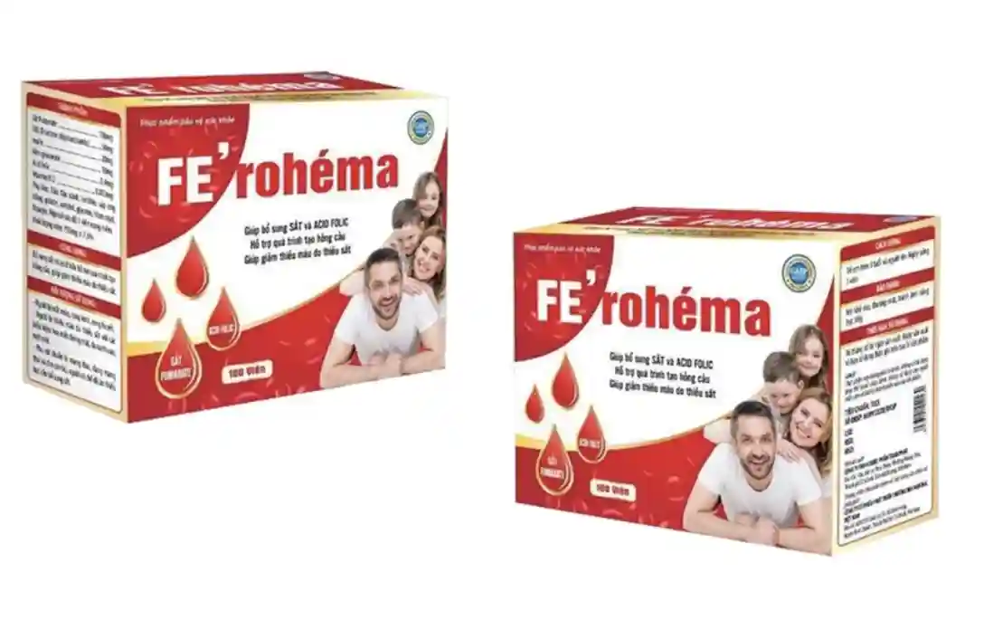Bổ sung sắt Ferohema Mekong (H/100V)