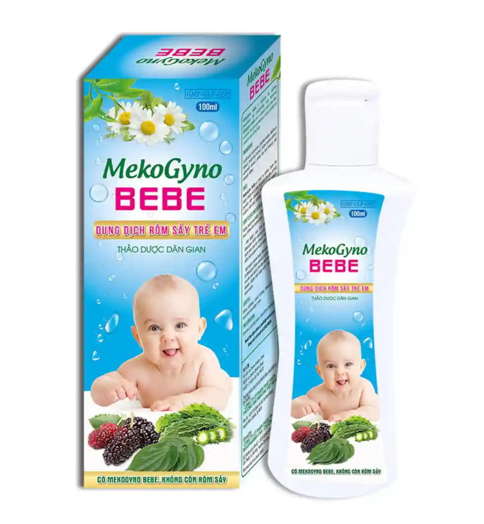 Dung dịch tắm cho em bé mekogyno bebe mekong (c/100ml)