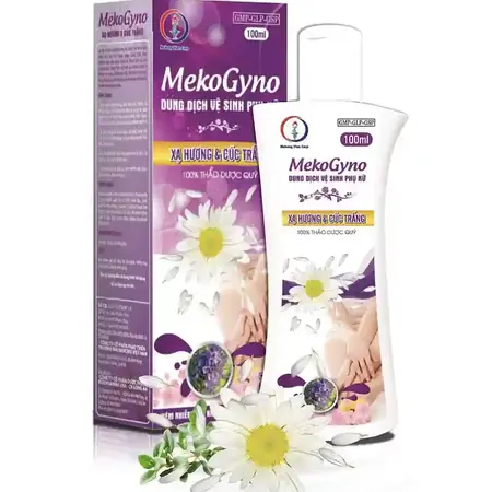 Dung dịch vệ sinh phụ nữ Xạ hương cúc trắng mekogyno (c/100ml)