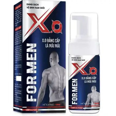 Bọt vệ sinh nam x.o for men bidopharma (c/100ml)