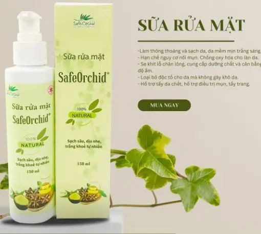 Sữa rửa mặt SafeOrchid 150ml