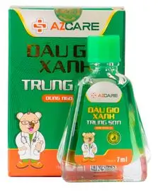 Dầu gió xanh Trung Sơn hỗ trợ giảm đau nhức, đau đầu, cảm cúm (7ml)