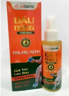 Dầu nóng thảo dược Trường Sơn hỗ trợ giảm đau nhức, bong gân, bầm tím (85ml)
