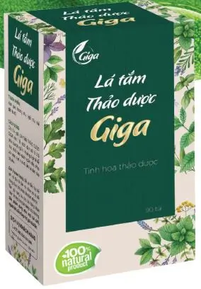 Lá tắm Thảo dược Giga cho bé