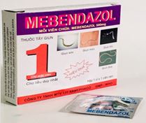 Viên nén Mebendazol điều trị nhiễm một hay nhiều loại giun
