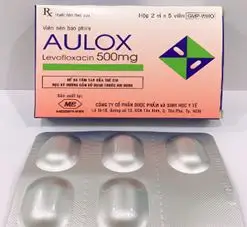 Thuốc kháng sinh điều trị các trường hợp nhiễm khuẩn Aulox Levofloxacin 500mg