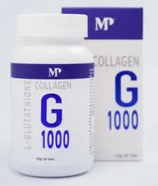 Viên uống L-Glutathione Collagen G1000