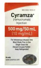 Thuốc Cyramza 500mg/50ml điều trị một số căn bệnh ung thư