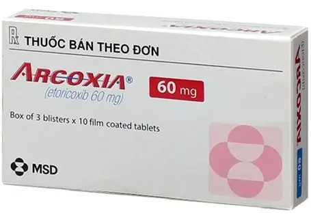 Thuốc Arcoxia 60mg điều trị ngắn hạn các cơn đau và giúp giảm viêm
