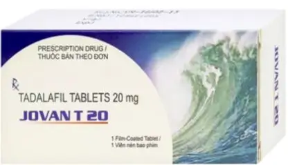 Viên nén Jovan T 20 Cadila điều trị rối loạn cương dương
