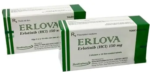 Thuốc Erlova 150mg điều trị ung thư