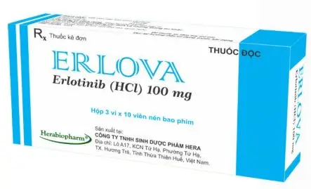 Thuốc Erlova 100mg để điều trị u phổi