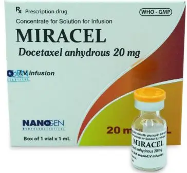 Thuốc MIRACEL 20mg/1ml Nanogen điều trị ung thư