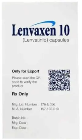 Thuốc Lenvaxen 10mg điều trị ung thư biểu mô tế bào gan