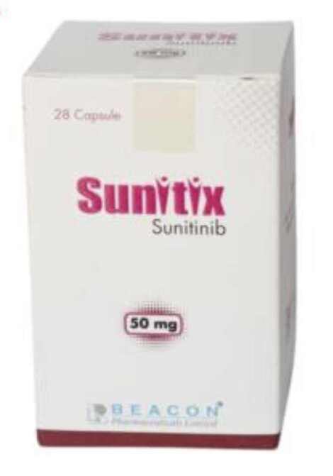 Sunitix 50mg điều trị ung thư