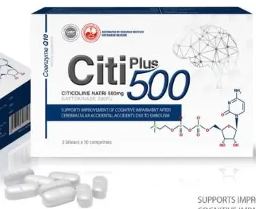 Viên uống Citi 500 hỗ trợ cải thiện chức năng não (Hộp 30 viên)
