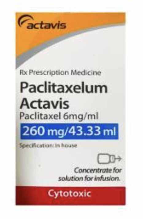 Paclitaxelum Actavis 260mg/43,33ml điều trị ung thư