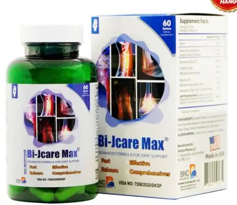 Bi-Jcare Max – Giải pháp tổng thể cho bệnh lý xương khớp – Lọ 120 viên