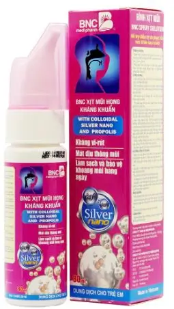 BNC SPRAY SOLUTION - Nước rửa mũi dành cho trẻ nhỏ chất lượng