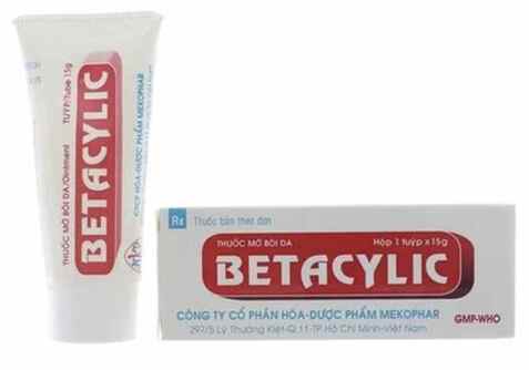 Betacylic Ointment Mekophar (Tuýp/15gr)