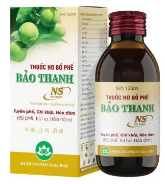 Siro ho bổ phế bảo thanh không đường hoa linh (c/125ml)