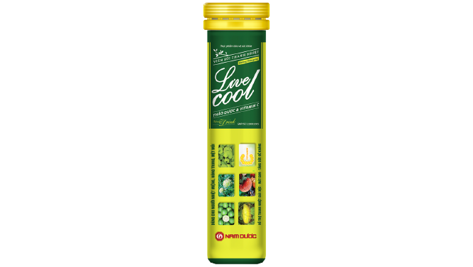 Thanh Nhiệt Livecool Có Đường Hương Dưa Gang Nam Dược (Tube/16 Viên)