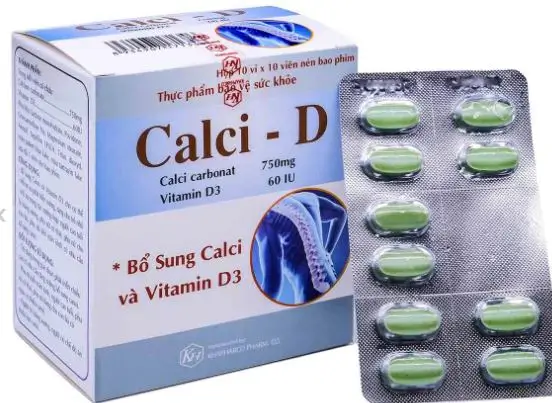 Viên uống Calci – D Khapharco bổ sung canxi