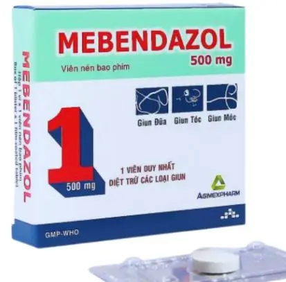Thuốc Mebendazol 500mg Agimexpharm điều trị giun