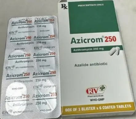 Thuốc Azicrom 250Mg Opv Điều Trị Nhiễm Khuẩn (6 Viên)