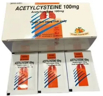 Thuốc Acetylcystein 100mg Khapharco (H/48G)