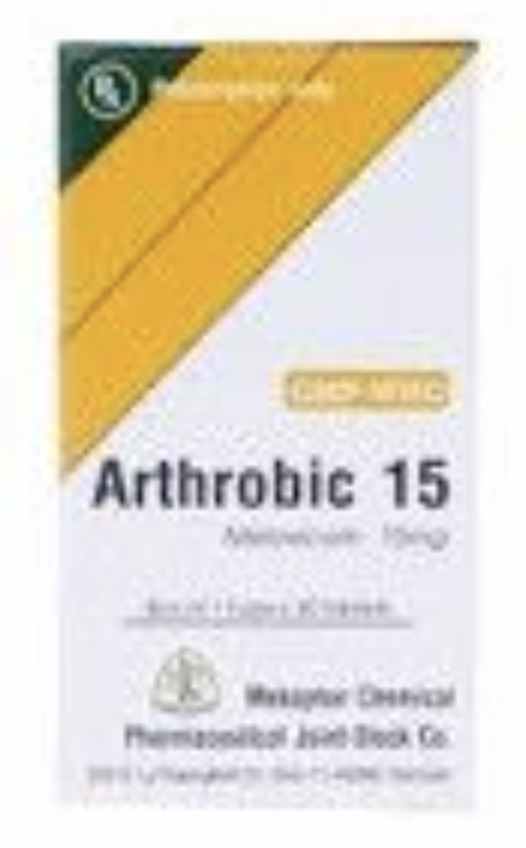 Arthrobic Meloxicam 15mg Mekophar (C/30v)