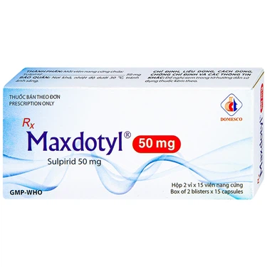 Maxdotyl Sulpirid 50mg Domesco (Hộp/30v)