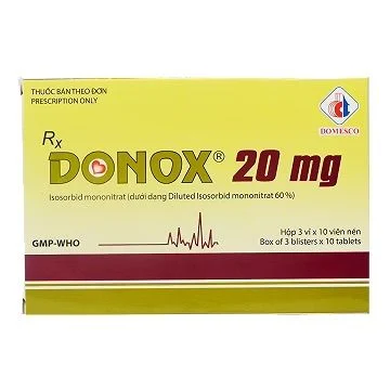 Donox Isosorbid Mononitrat 20mg Domesco (H/30V)