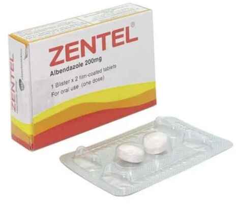 Zentel Albendazole 200Mg Gsk (H/2V)