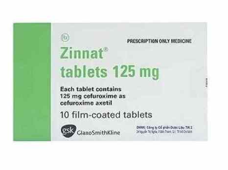 Zinnat 125mg Gsk (H/10v)