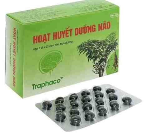 Hoạt Huyết Dưỡng Não Bao Phim Traphaco (H/100v)