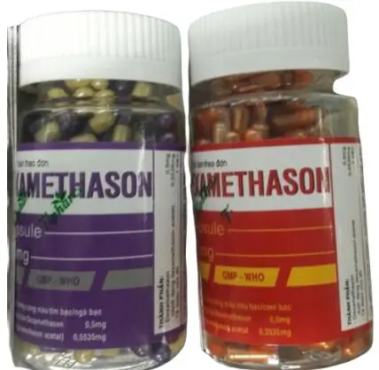Dexamethason 0,5mg Tipharco (C/200v) (viên nang)