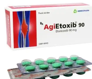 AgiEtoxib 90mg giảm đau kháng viêm xương khớp (3 vỉ x 10 viên)