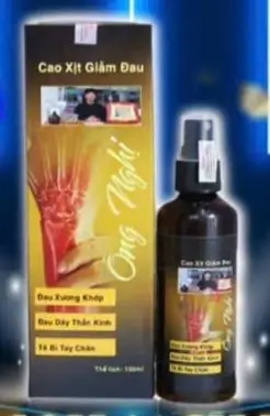 Cao Xịt Giảm Đau Ông Nghị