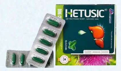 Viên uống HETUSIC dành cho người xơ gan