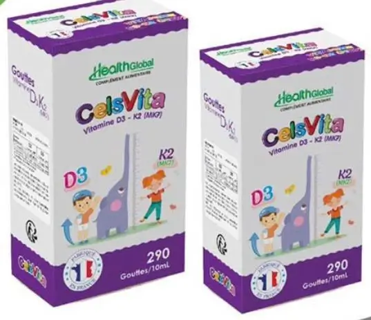 Siro Bổ Sung Vitamin D3 K2 CelsVita HealthGlobal