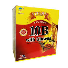 10B WITH  GINSENG (10 viên/vỉ x 10 vỉ/hộp)