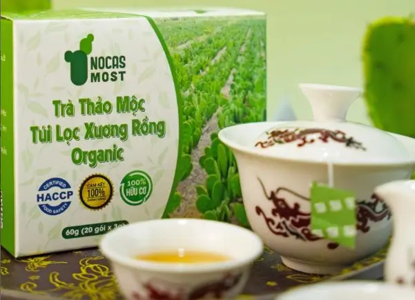 Trà thảo mộc túi lọc xương rồng 60g