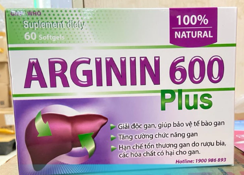 ARGININ 600 (5 viên/vỉ x 12 vỉ/hộp) - 02