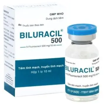 Dung dịch tiêm Biluracil 500mg/10ml điều trị carcinom vú, dạ dày chai 10ml